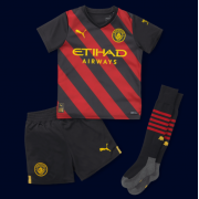 Kid's Manchester City Away Suit 22/23(Customizable)
