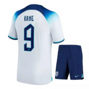 2022 World Cup England Home Jersey Kane #9